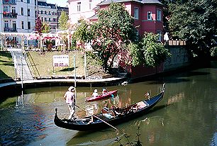 Gondelfahrt in Plagwitz - Leipzig...H.J.Rech