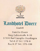 Das Landhotel Doerr