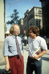 Marcel Schäffler mit Jacques Schumacher in New York