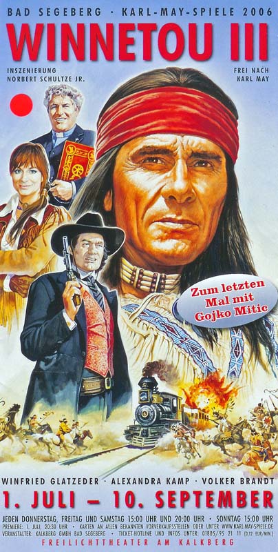 Winnetou II Drei starke Stars in Winnetou III