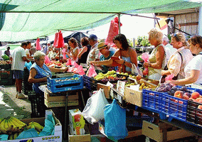 Markt in Hospitalet d'Infant