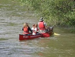 Kanufahren mit Familie