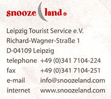 Snoozeland Adresse Leipzig